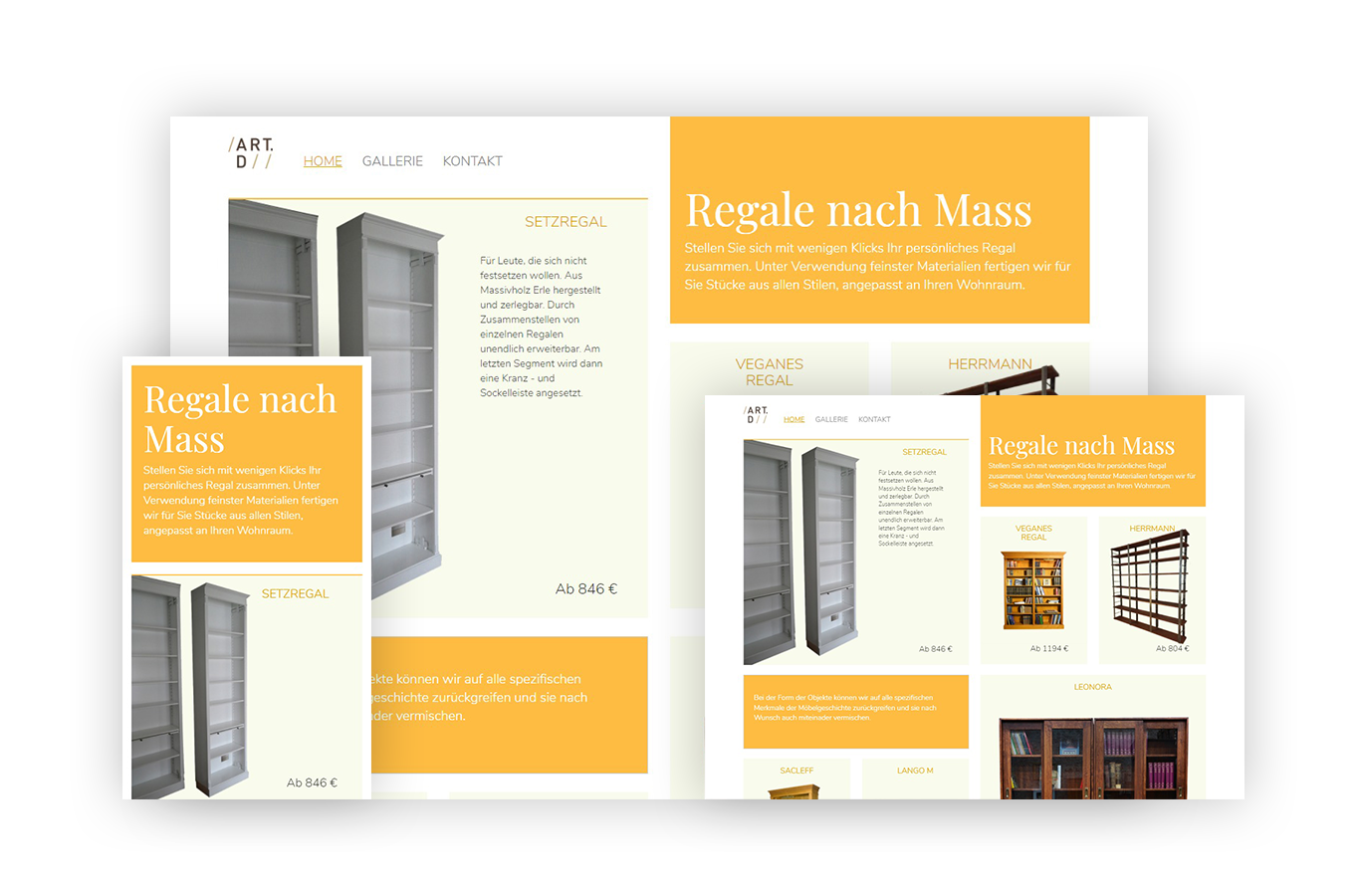 website massregal customized shelf